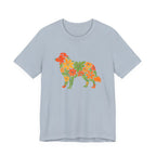 Floral Border Collie Tee