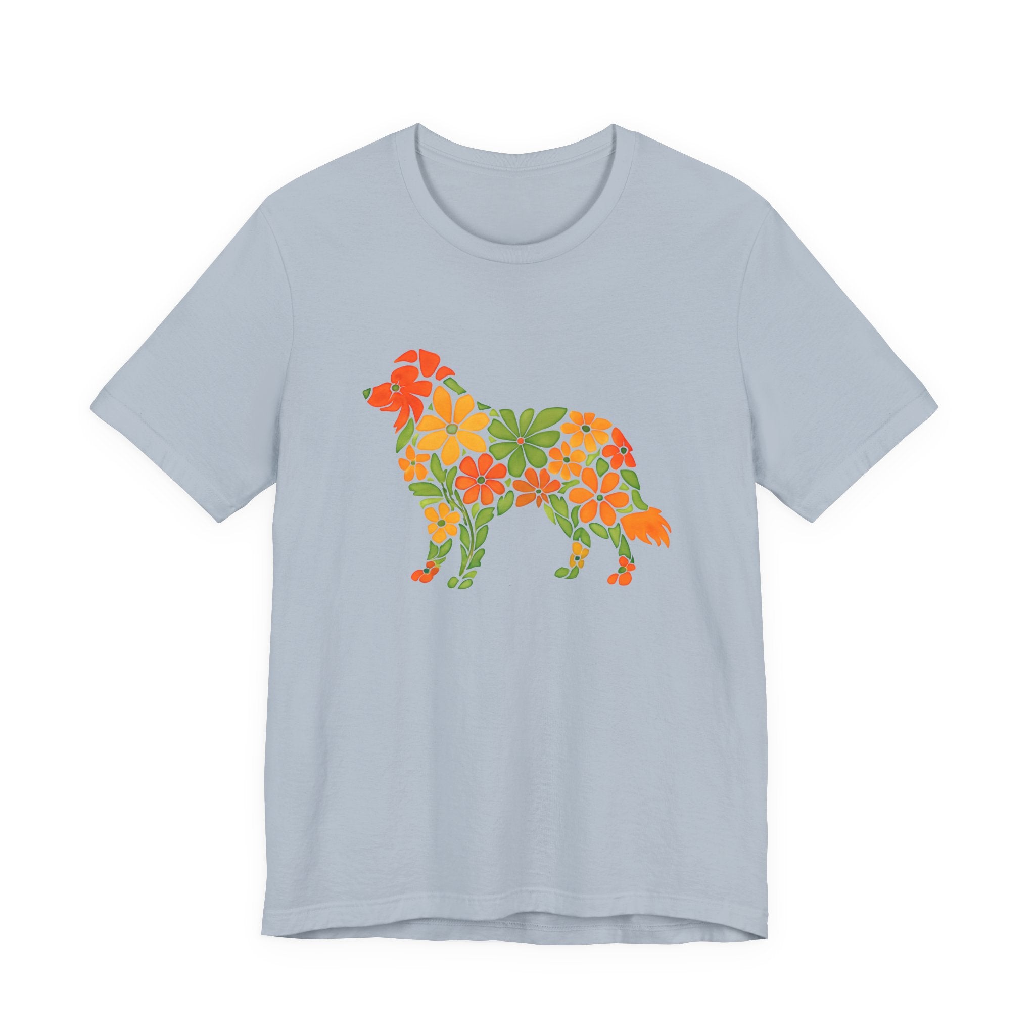 Floral Border Collie Tee