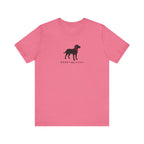 Simple Labrador Retriever with Japanese writing Tee