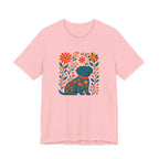 Floral Puppy Tee