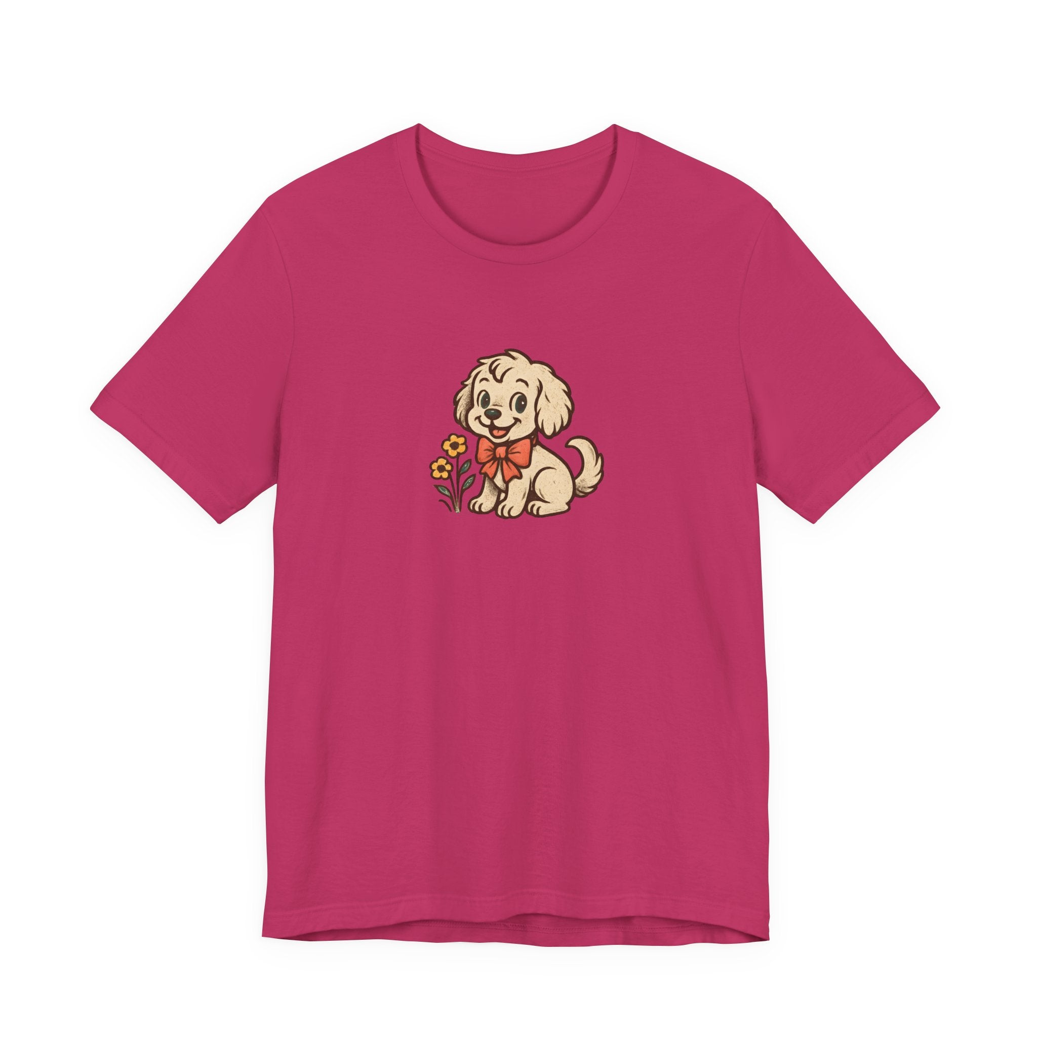 Retro Cute Puppy Dog Tee
