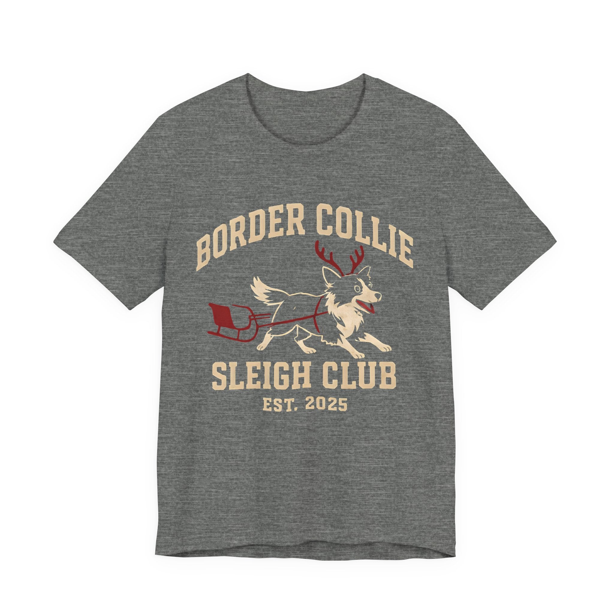 Border Collie Sleigh Club Tee