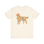 Floral Golden Retriever Tee