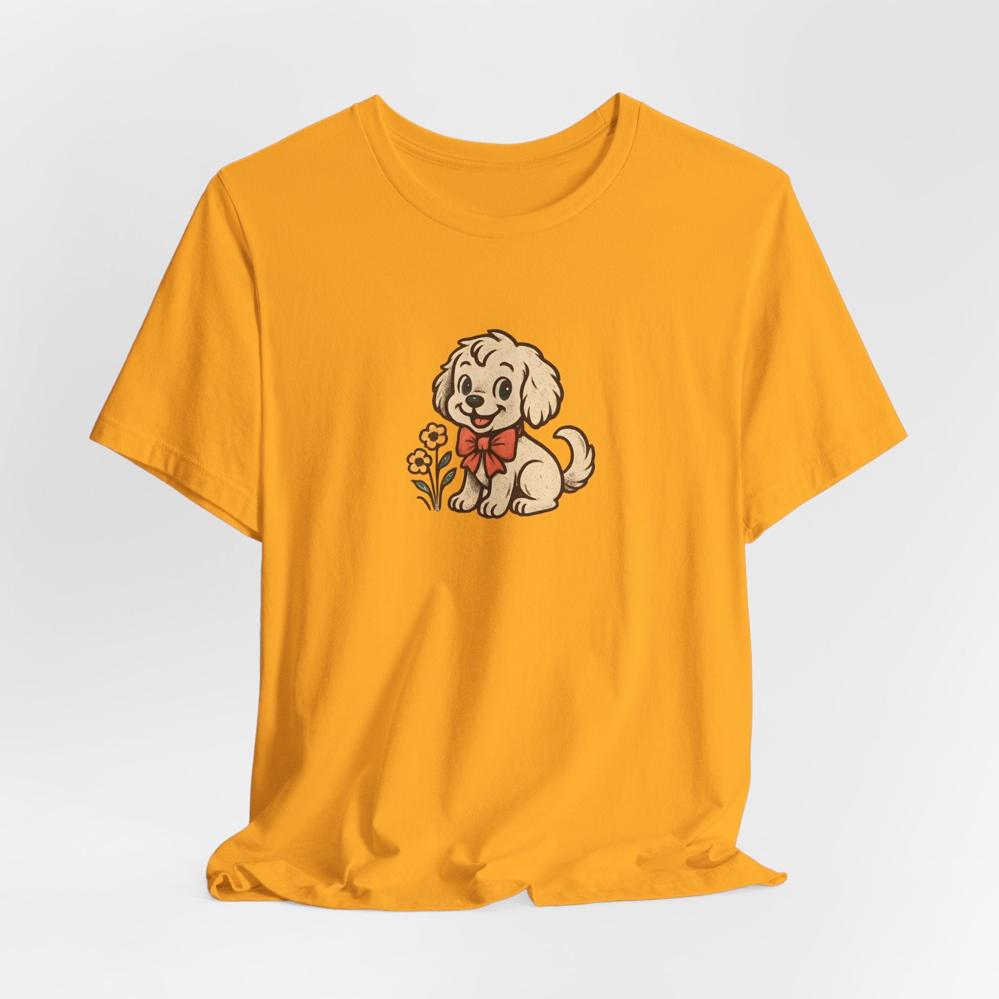 Retro Cute Puppy Dog Tee