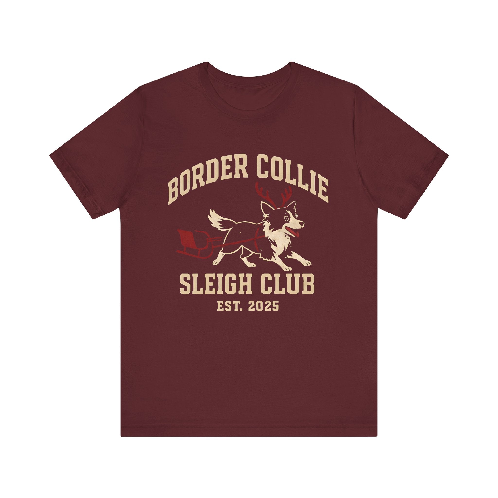 Border Collie Sleigh Club Tee