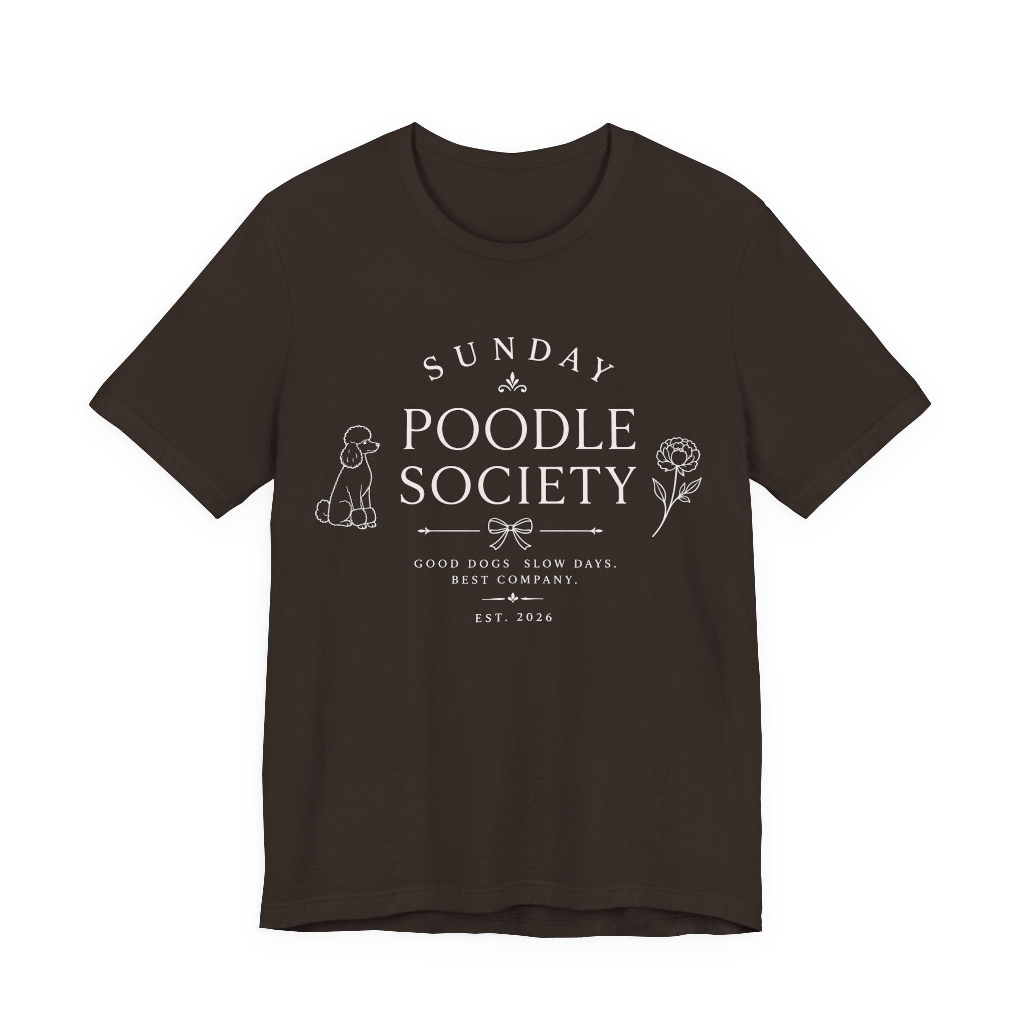 Sunday Poodle Society Tee