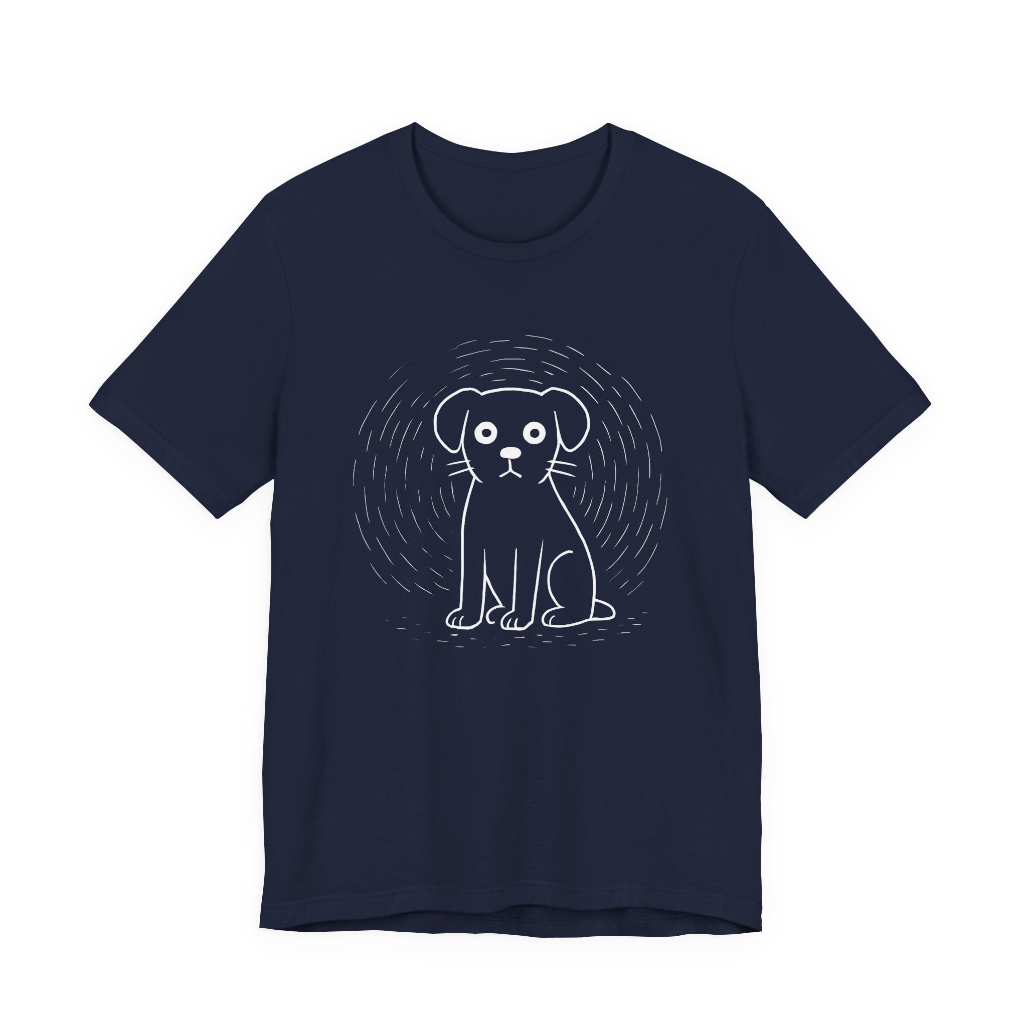Minimal line dog Tee