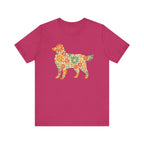 Floral Golden Retriever Tee
