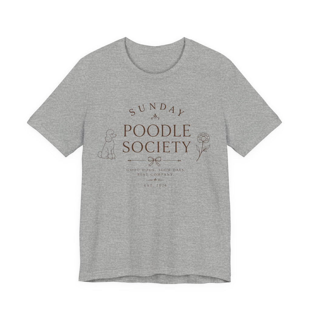Sunday Poodle Society Tee