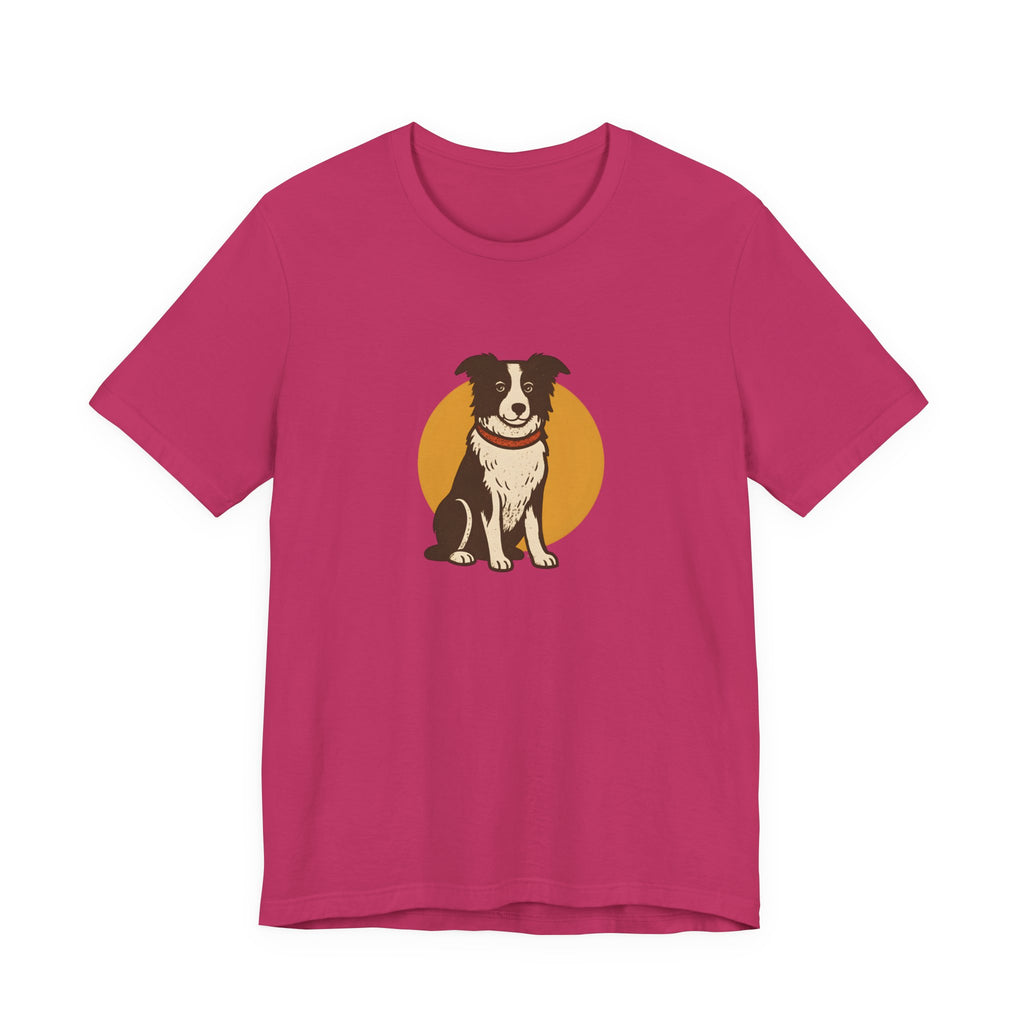Retro Border collie Tee