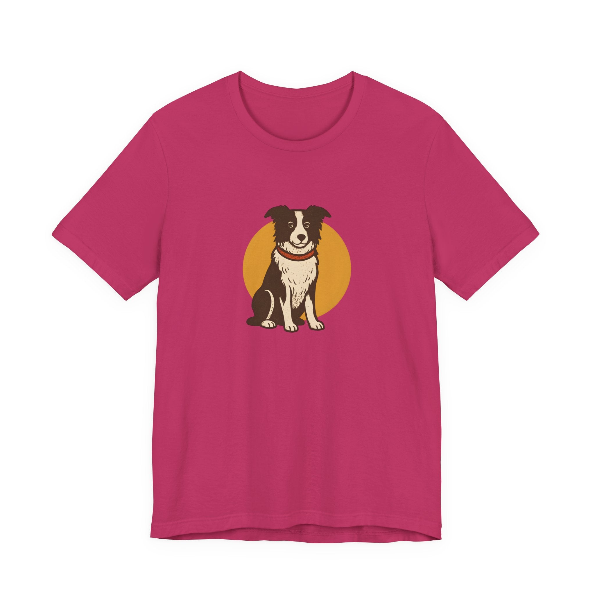 Retro Border collie Tee