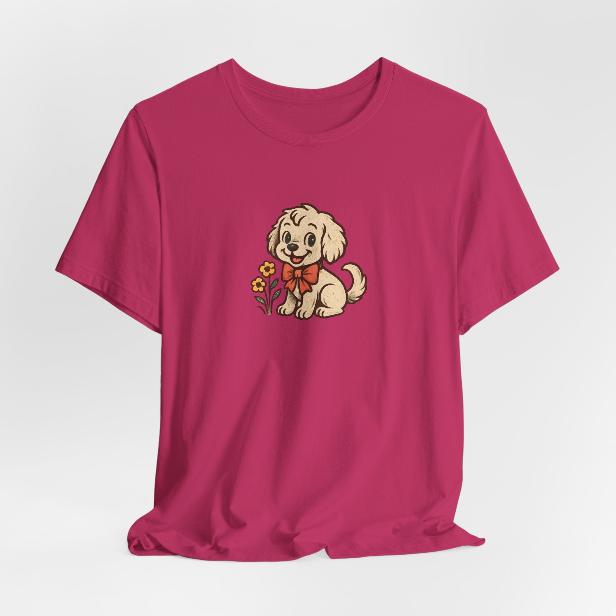 Retro Cute Puppy Dog Tee