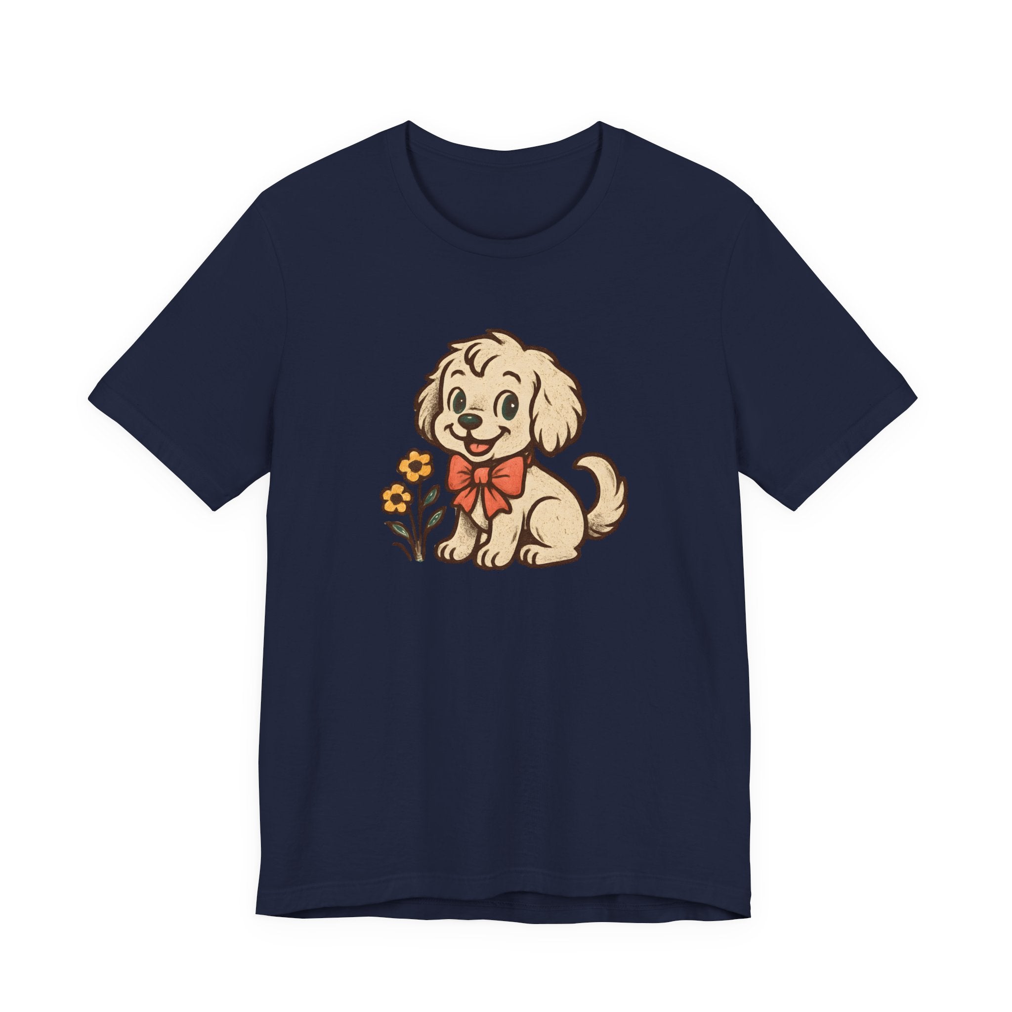 Retro Cute Puppy Dog Tee