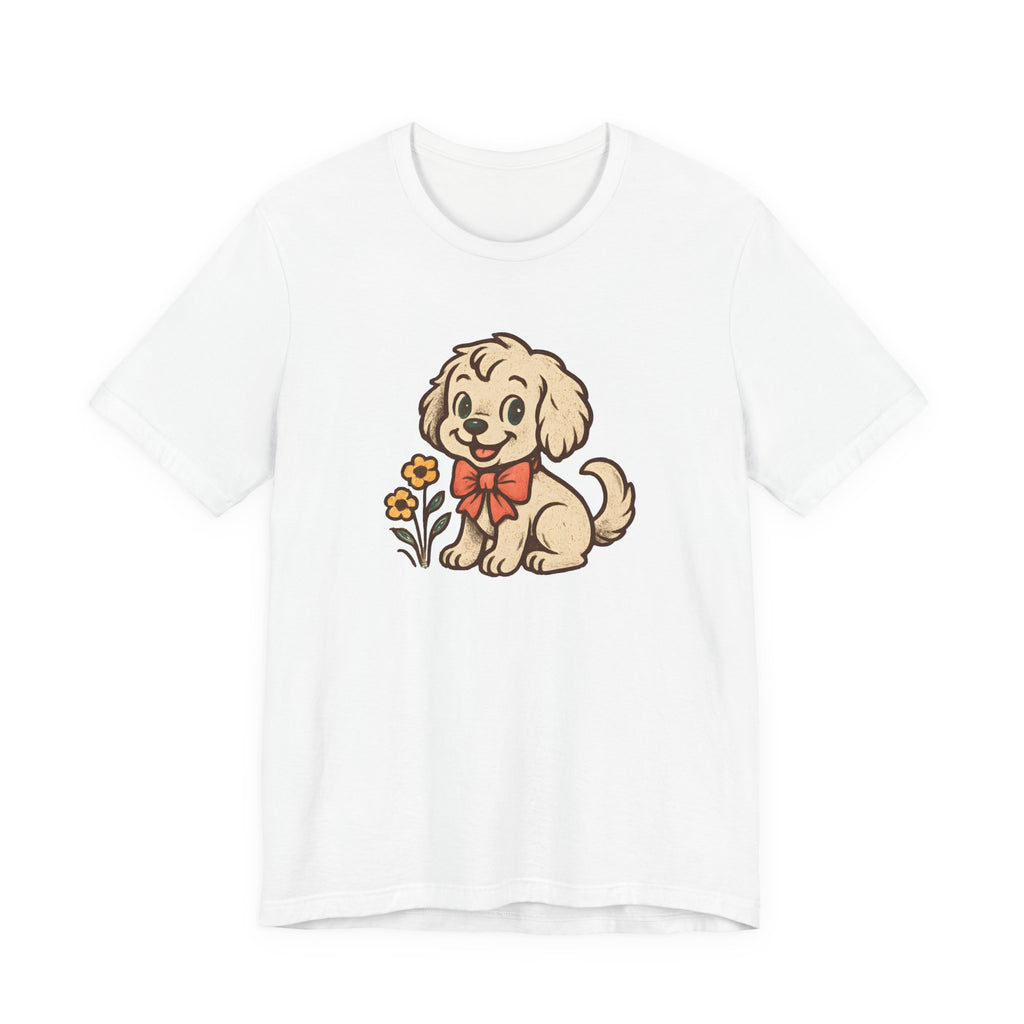 Retro Cute Puppy Dog Tee