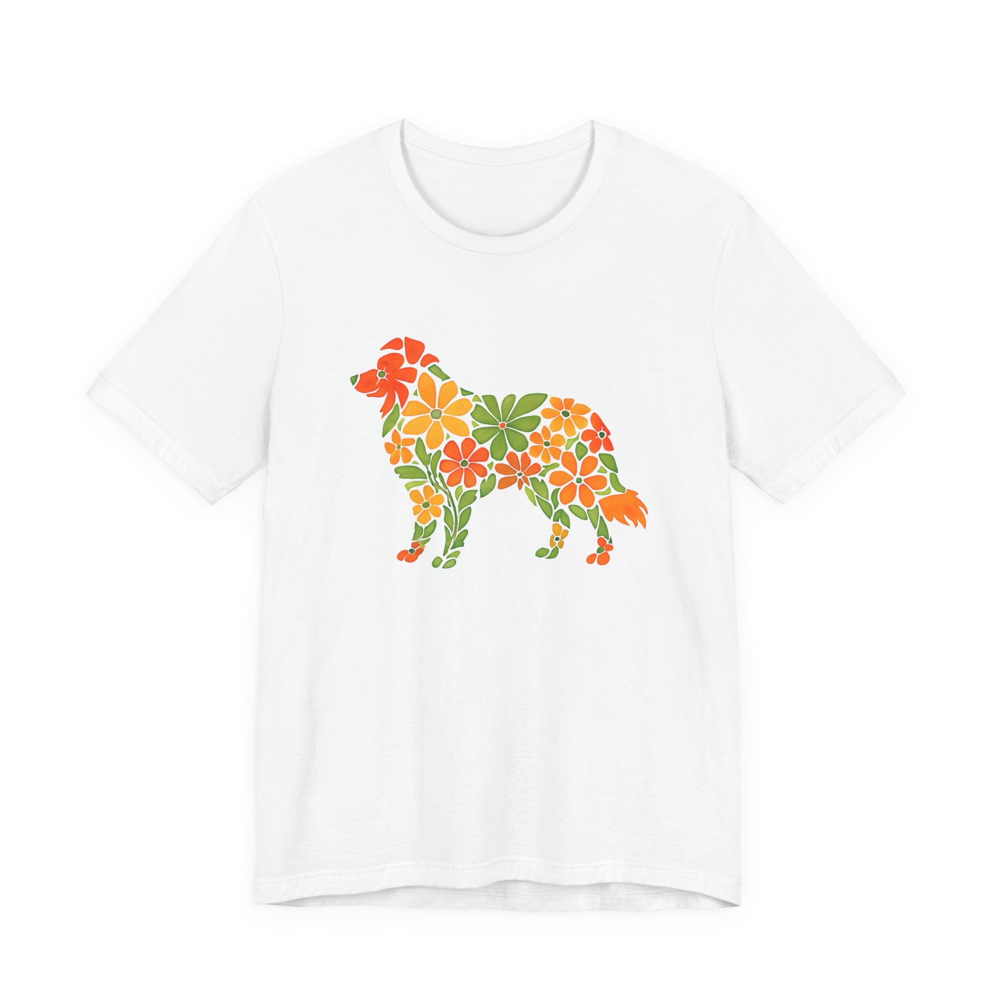 Floral Border Collie Tee
