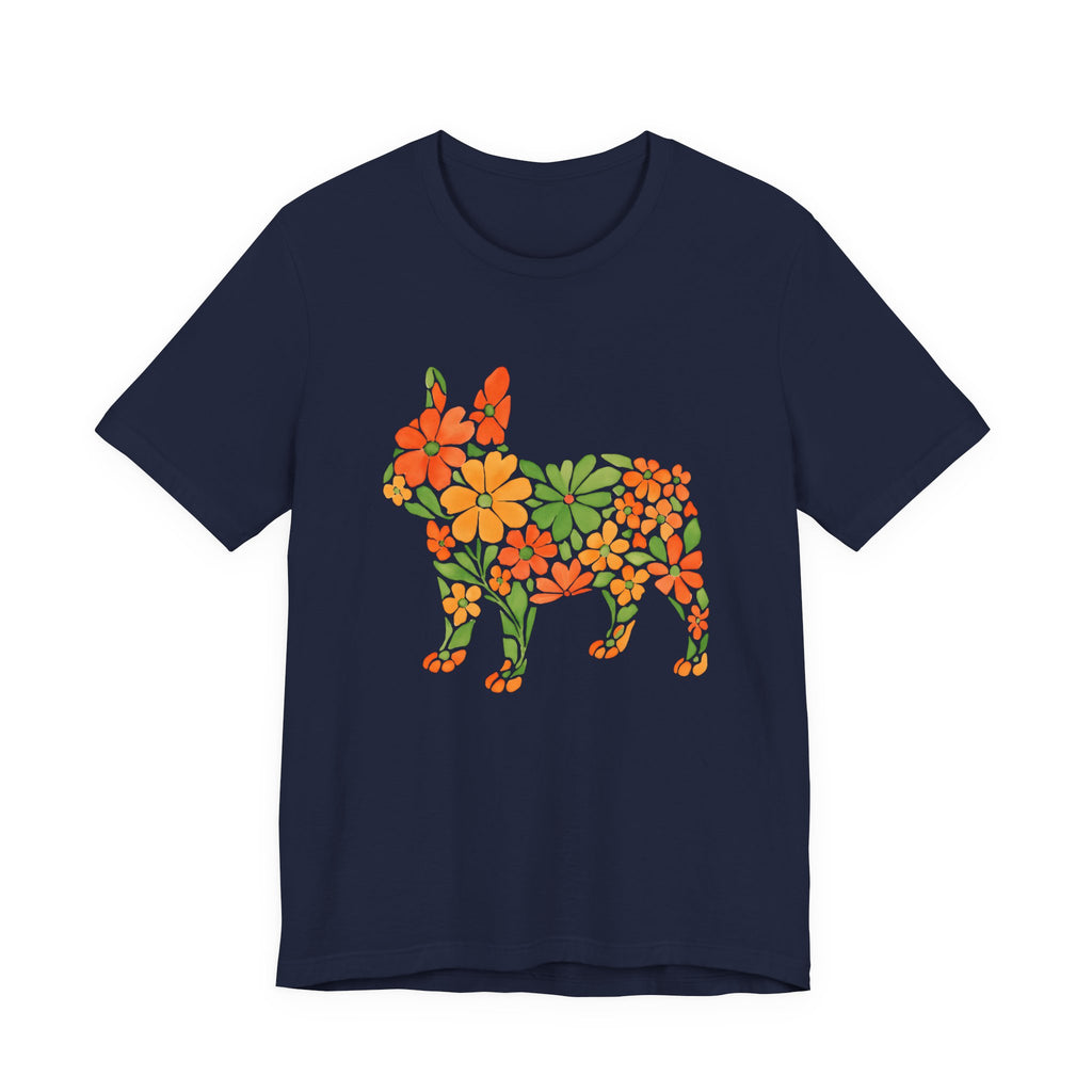 Floral French Bulldog Tee