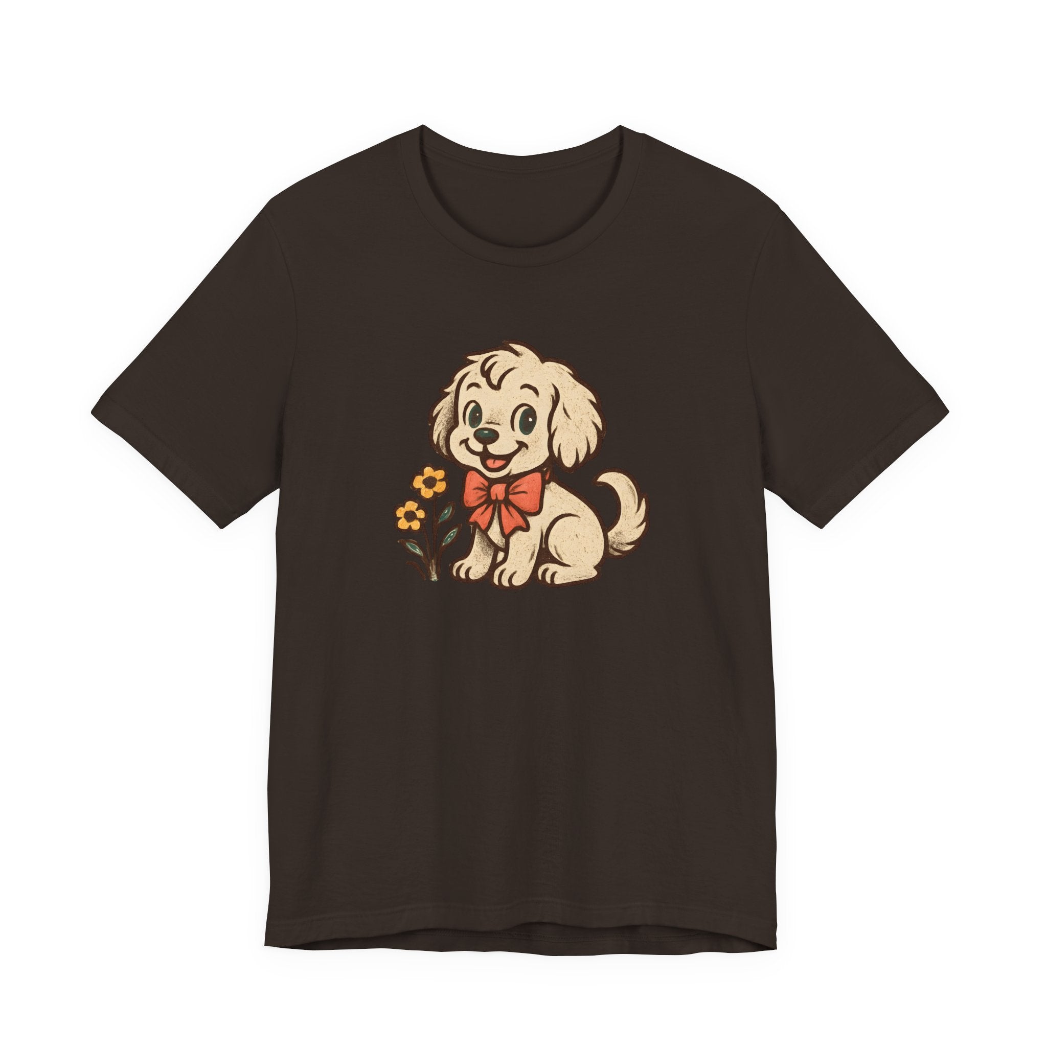 Retro Cute Puppy Dog Tee