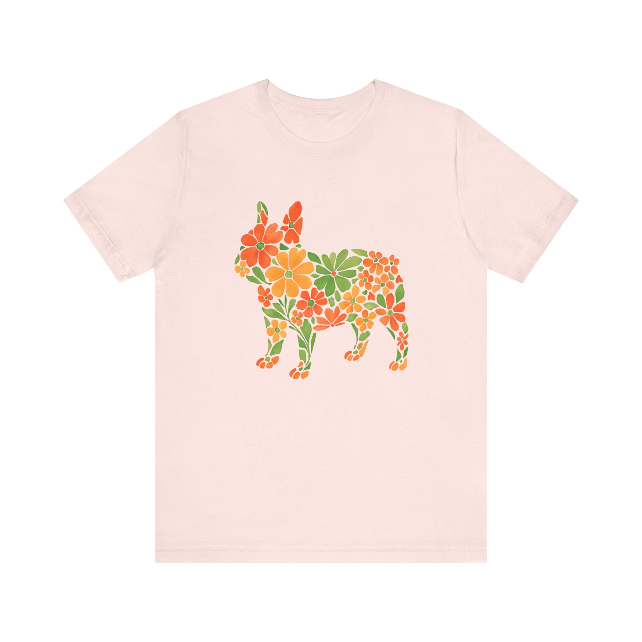 Floral French Bulldog Tee