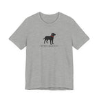 Simple Labrador Retriever with Japanese writing Tee