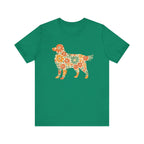 Floral Golden Retriever Tee