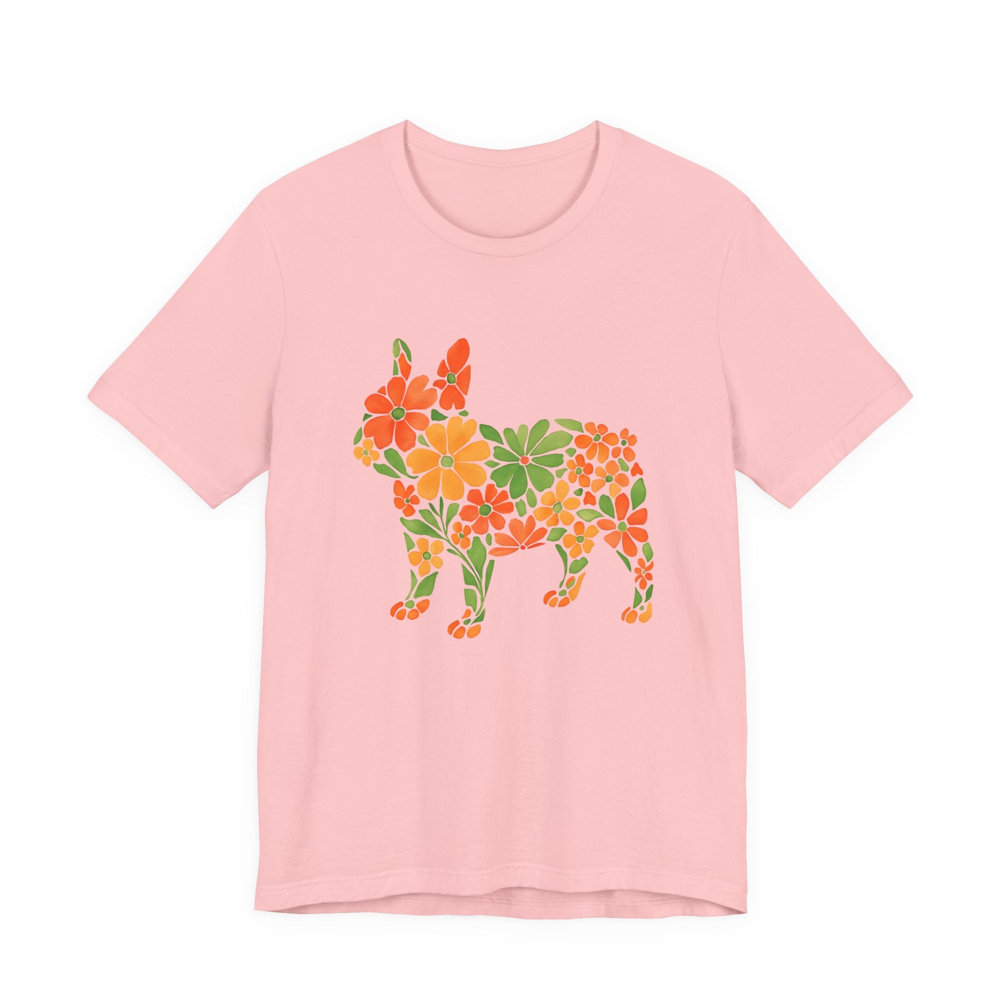 Floral French Bulldog Tee