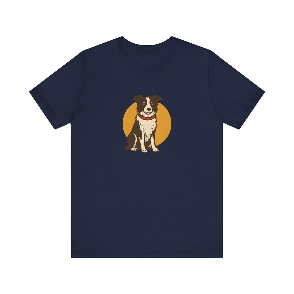 Retro Border collie Tee