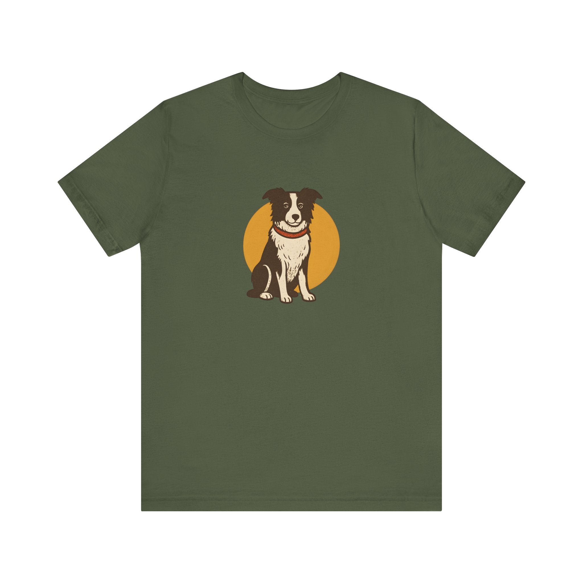 Retro Border collie Tee
