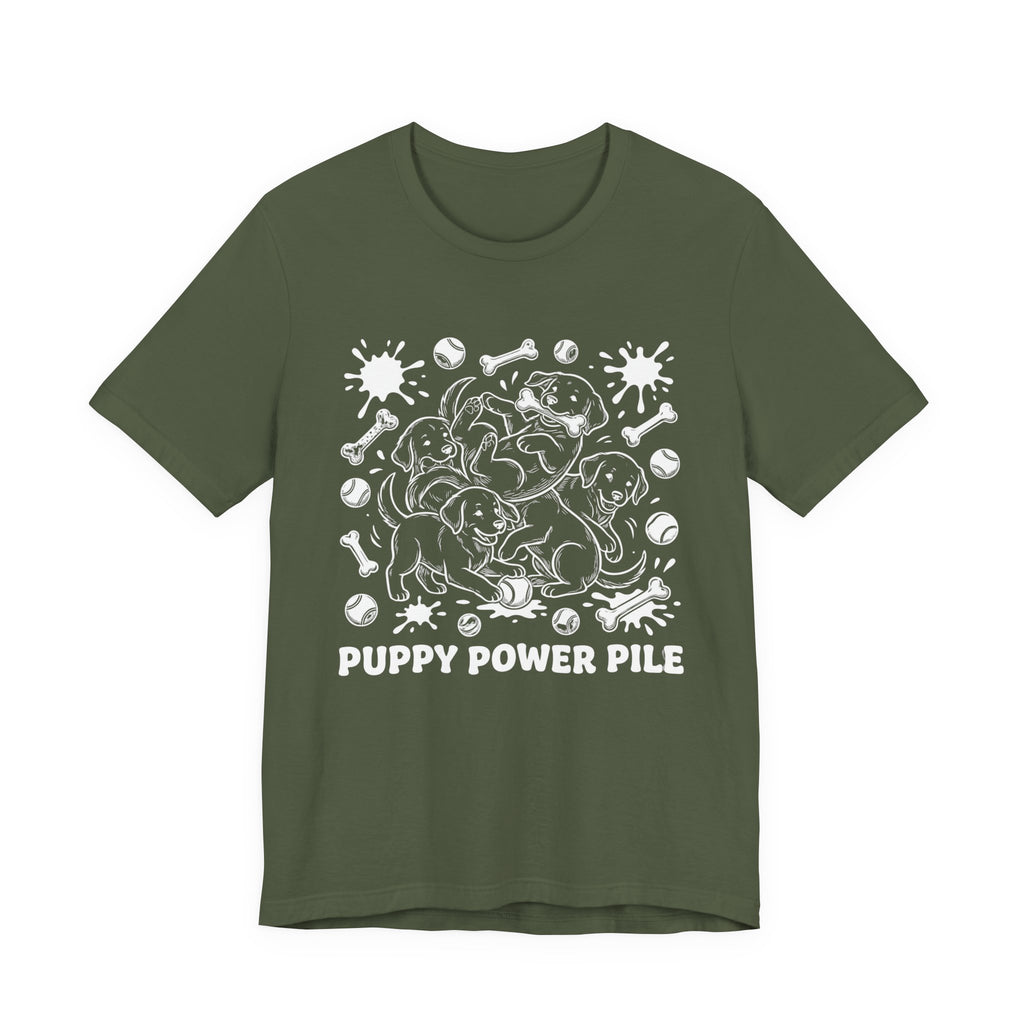 Puppy Power Pile Tee