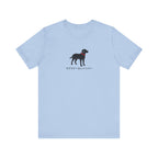 Simple Labrador Retriever with Japanese writing Tee