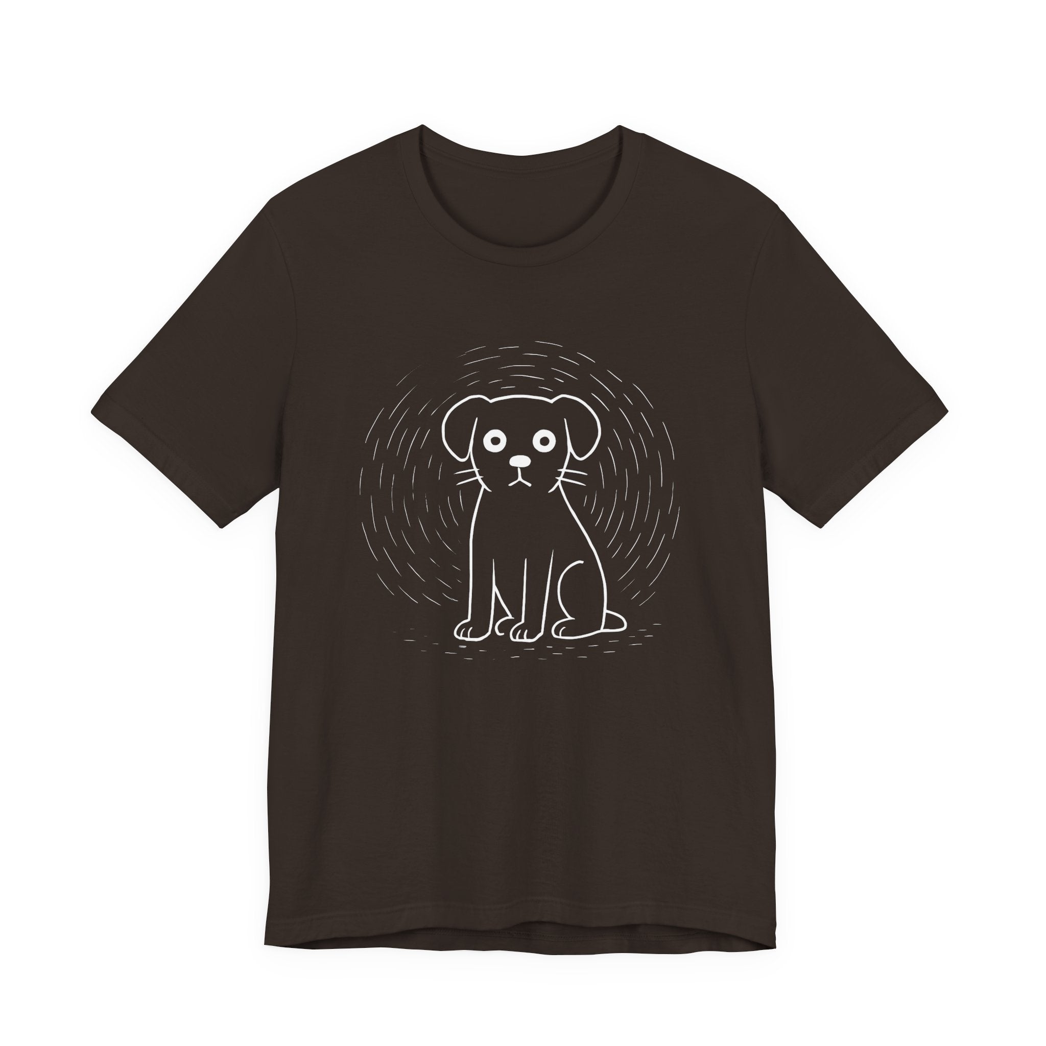 Minimal line dog Tee