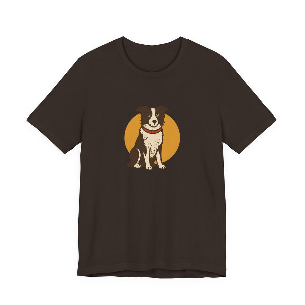Retro Border collie Tee