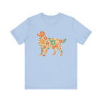 Floral Golden Retriever Tee