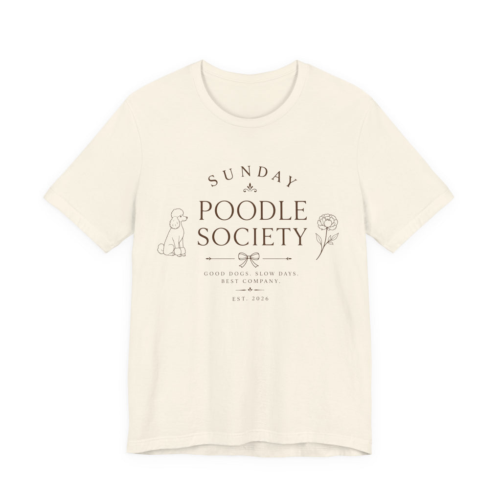 Sunday Poodle Society Tee