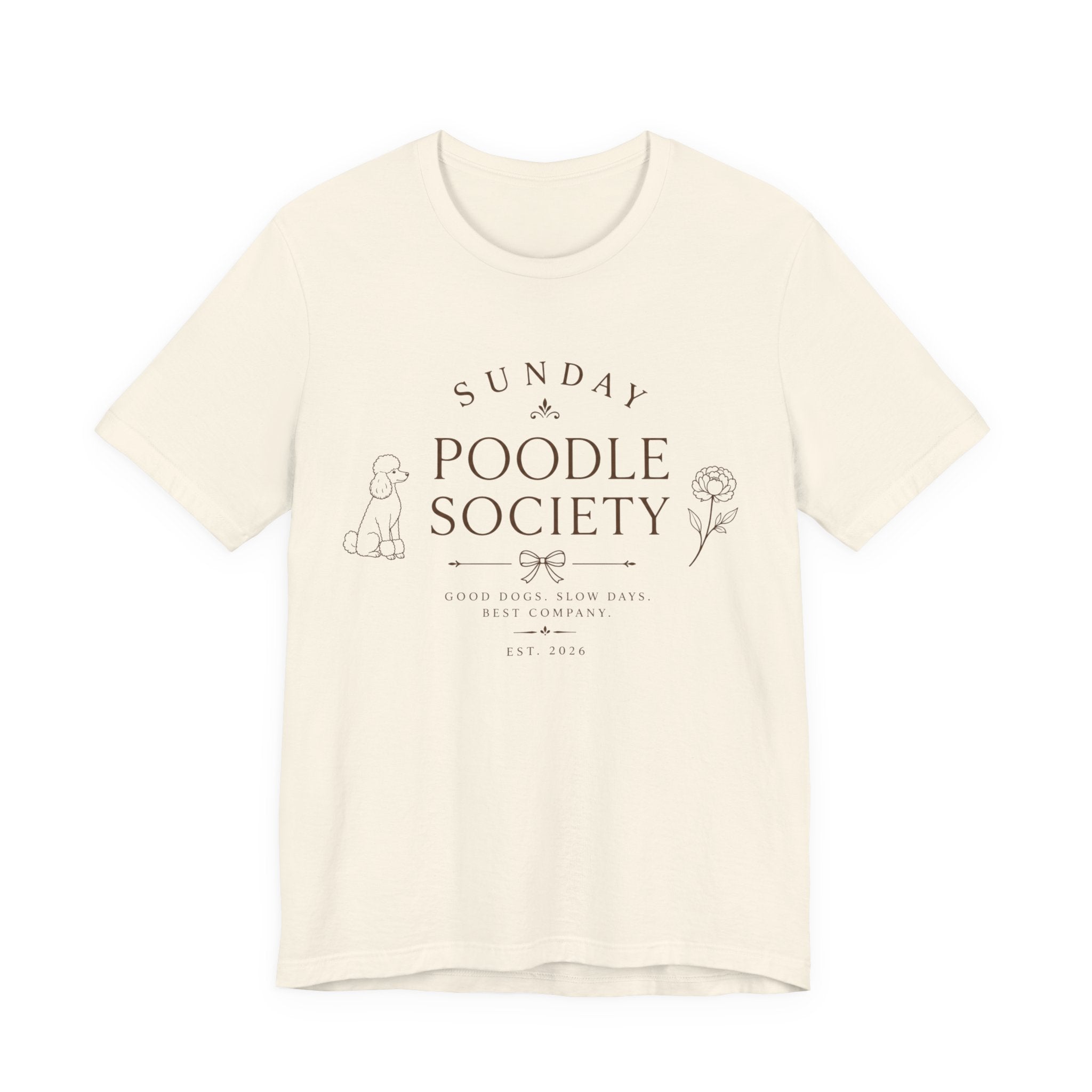 Sunday Poodle Society Tee