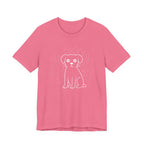 Minimal line dog Tee