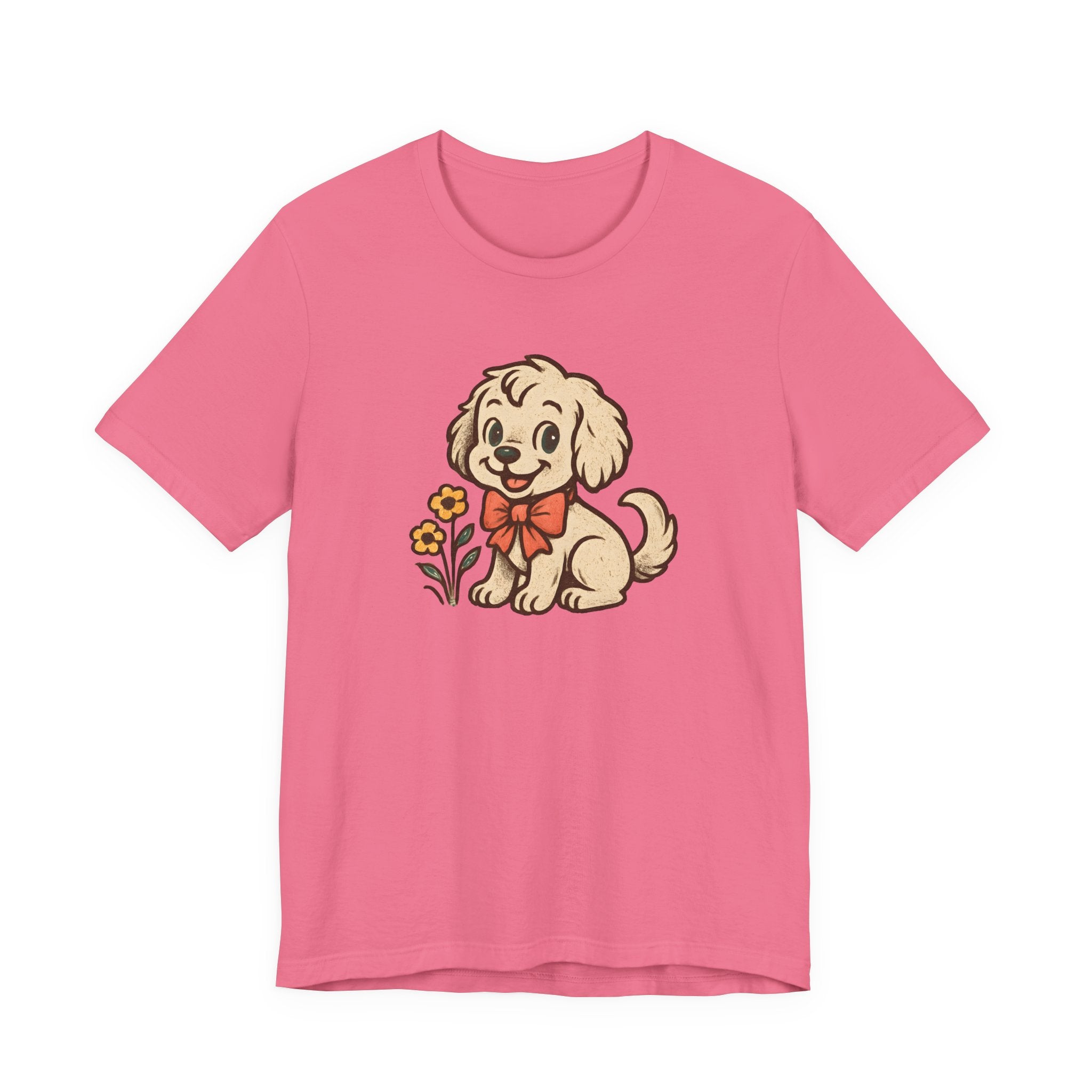 Retro Cute Puppy Dog Tee