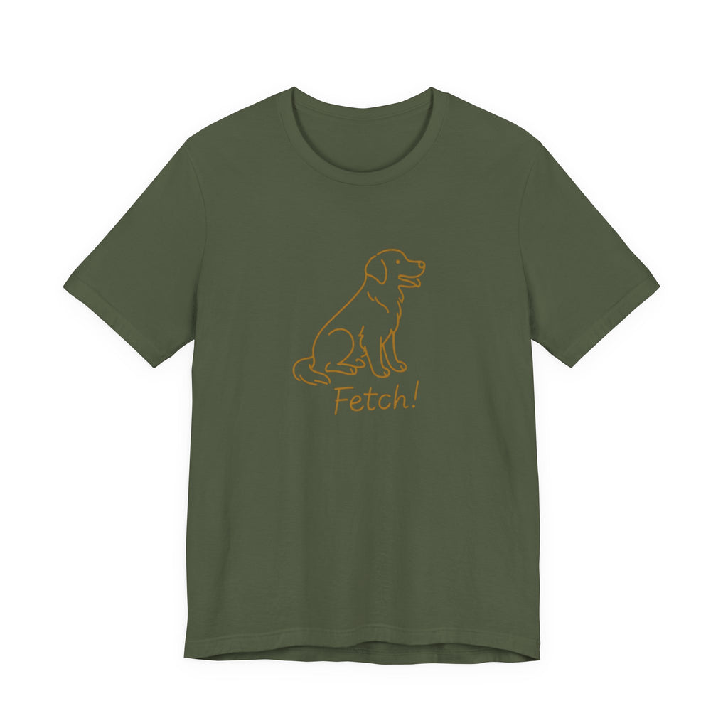 Line art Labrador Fetch! Tee