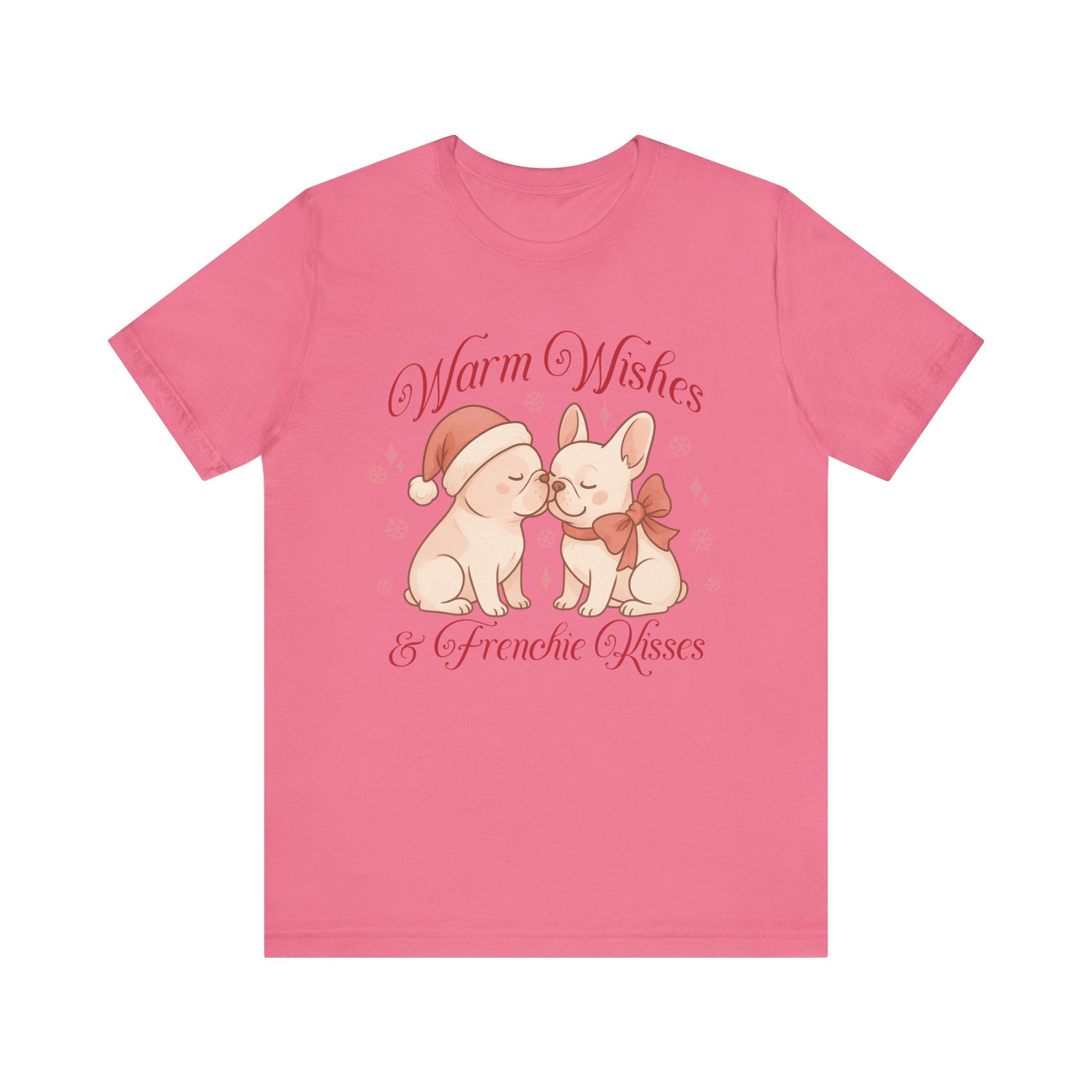 Warm Wishes & Frenchie Kisses Christmas Tee