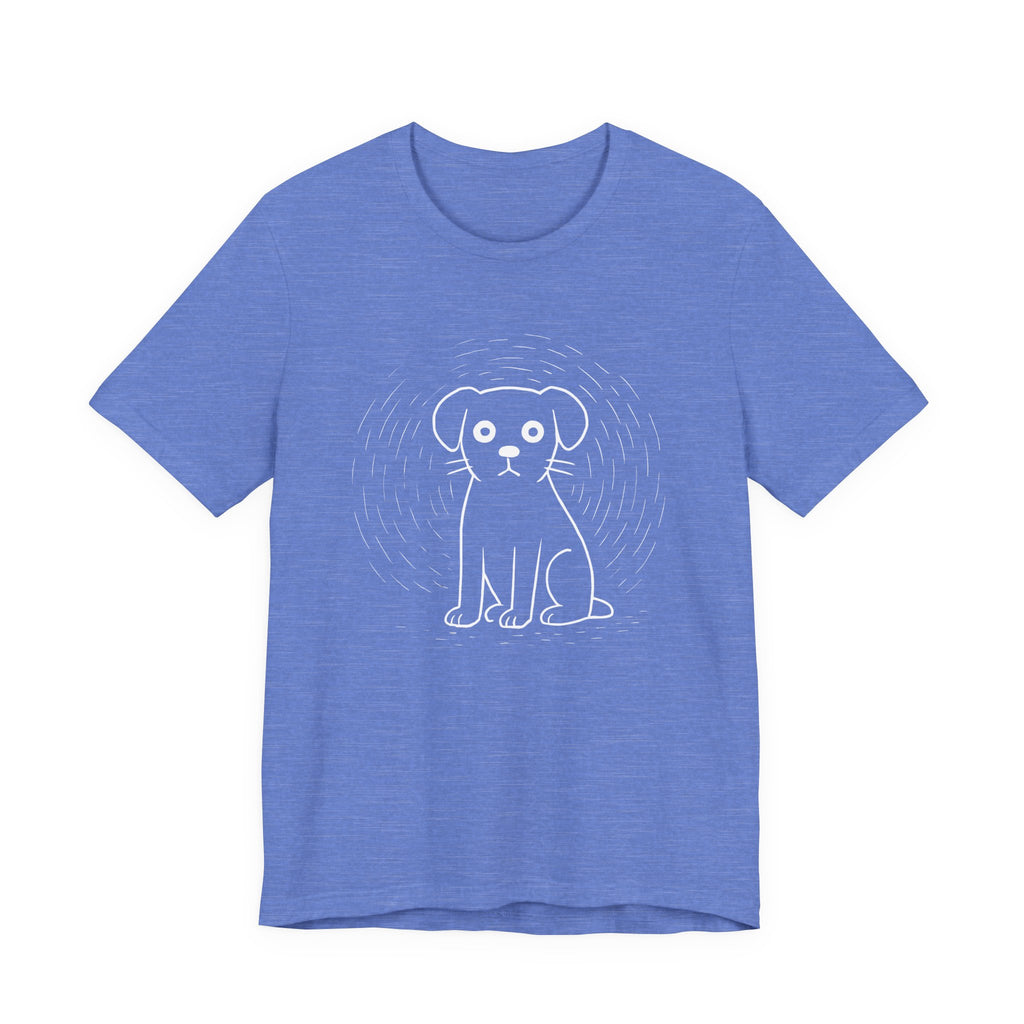 Minimal line dog Tee