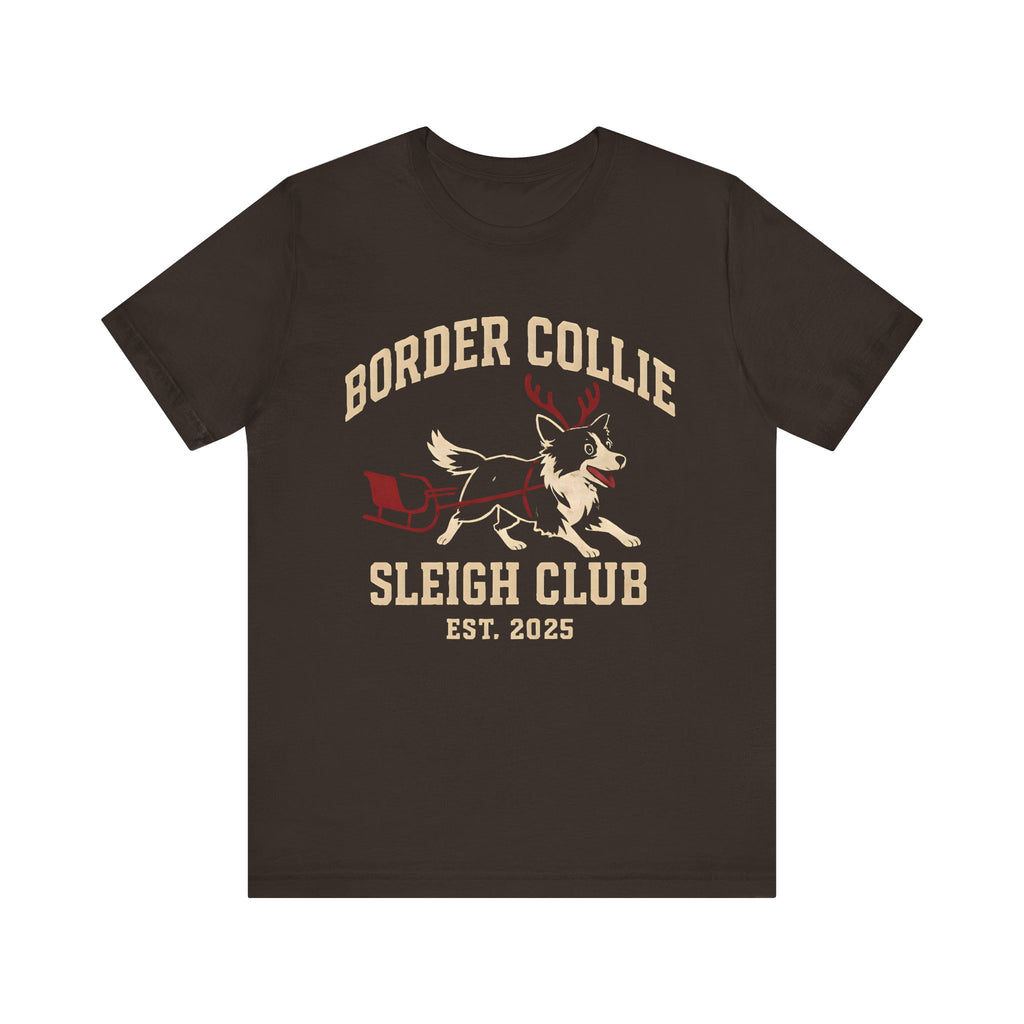 Border Collie Sleigh Club Tee