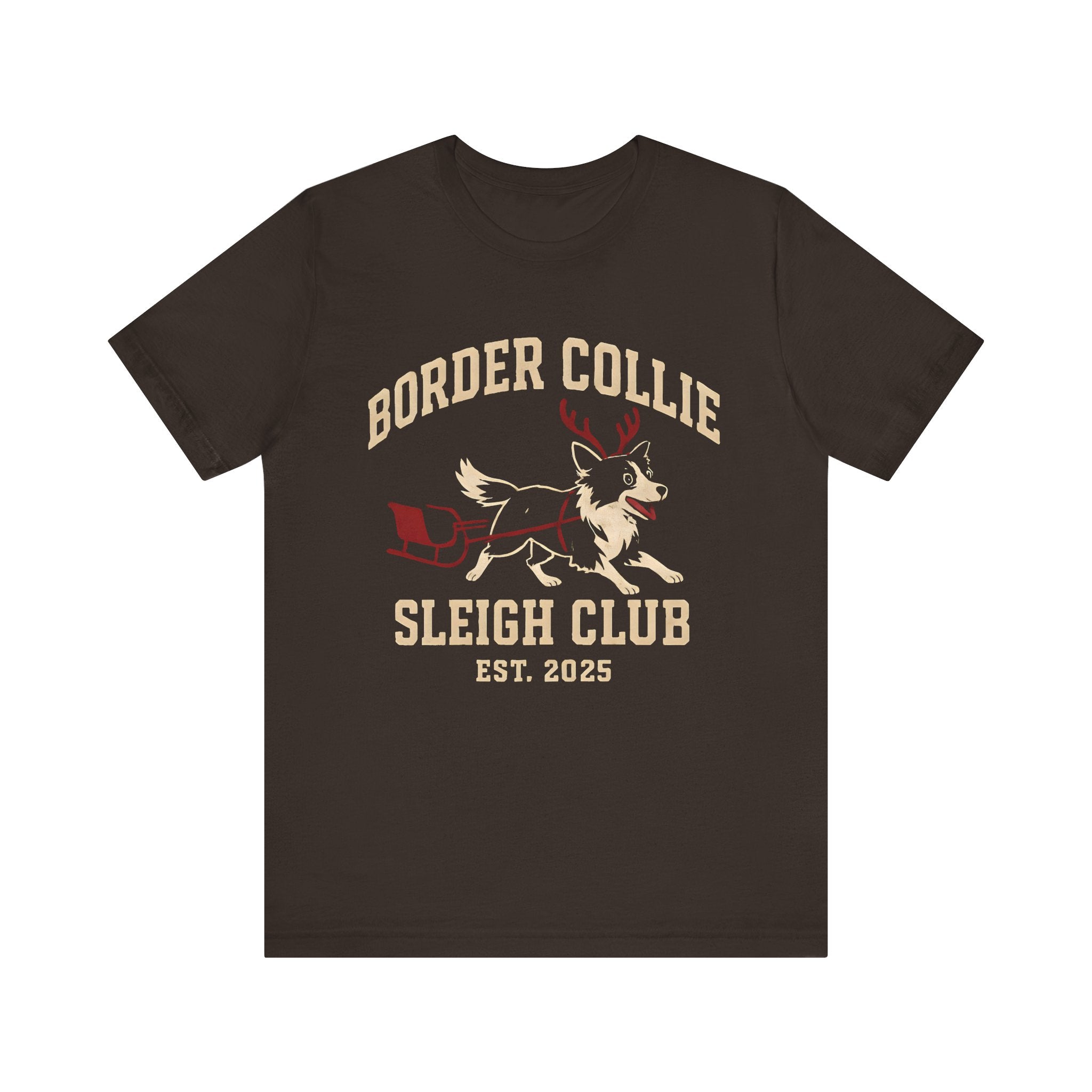 Border Collie Sleigh Club Tee
