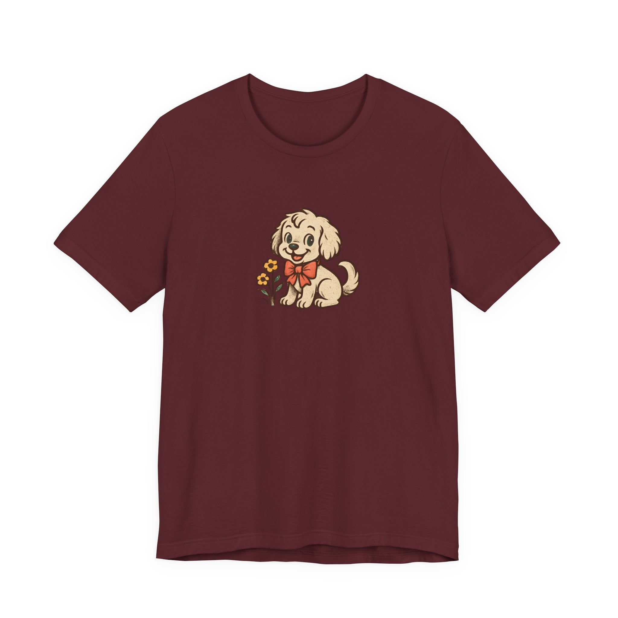 Retro Cute Puppy Dog Tee