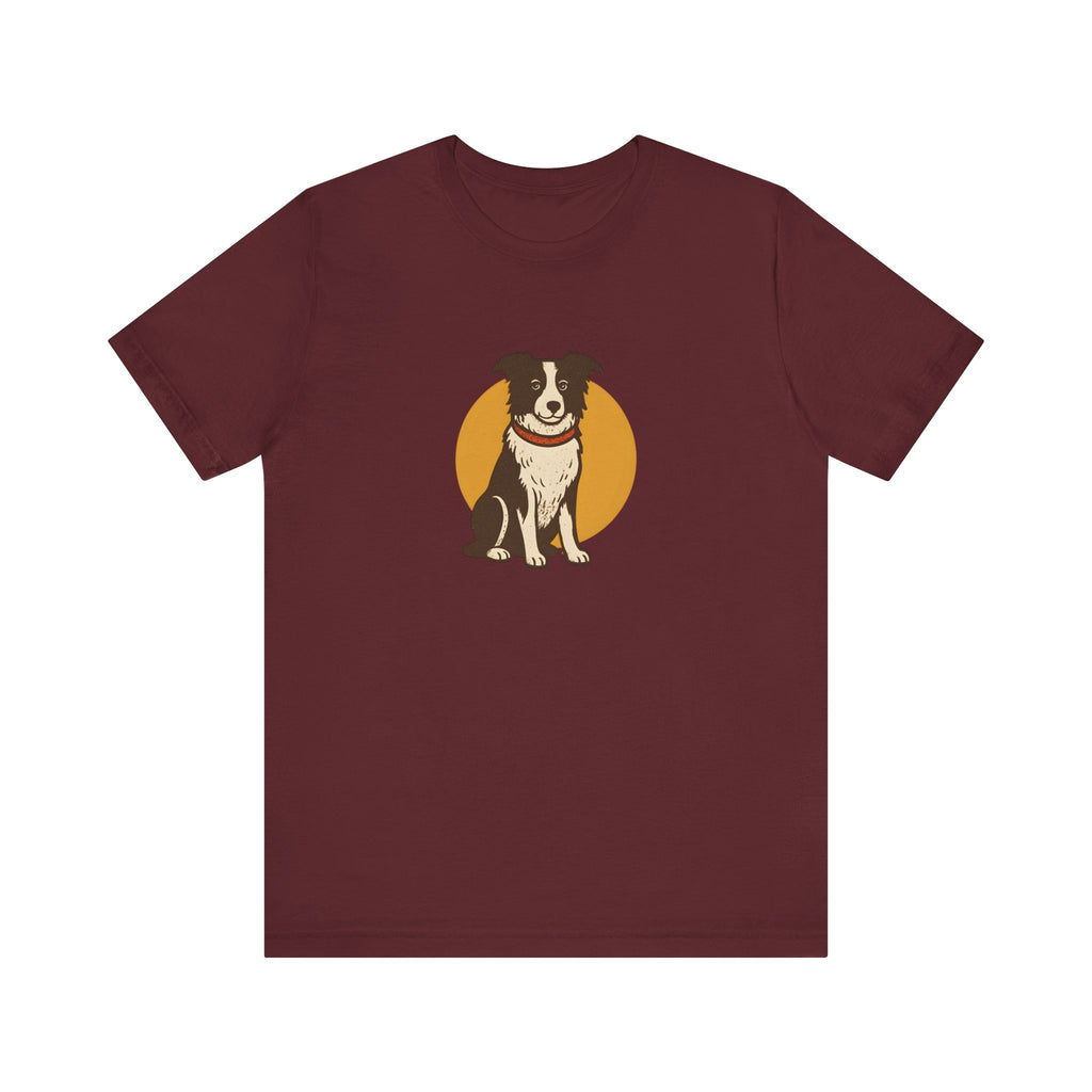 Retro Border collie Tee