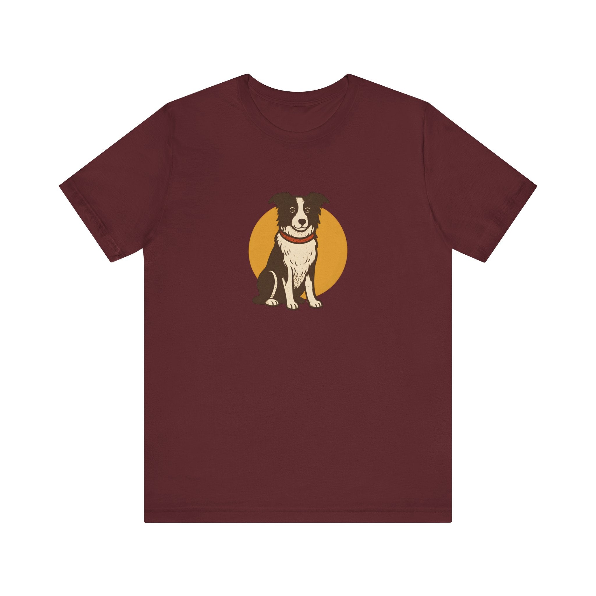 Retro Border collie Tee