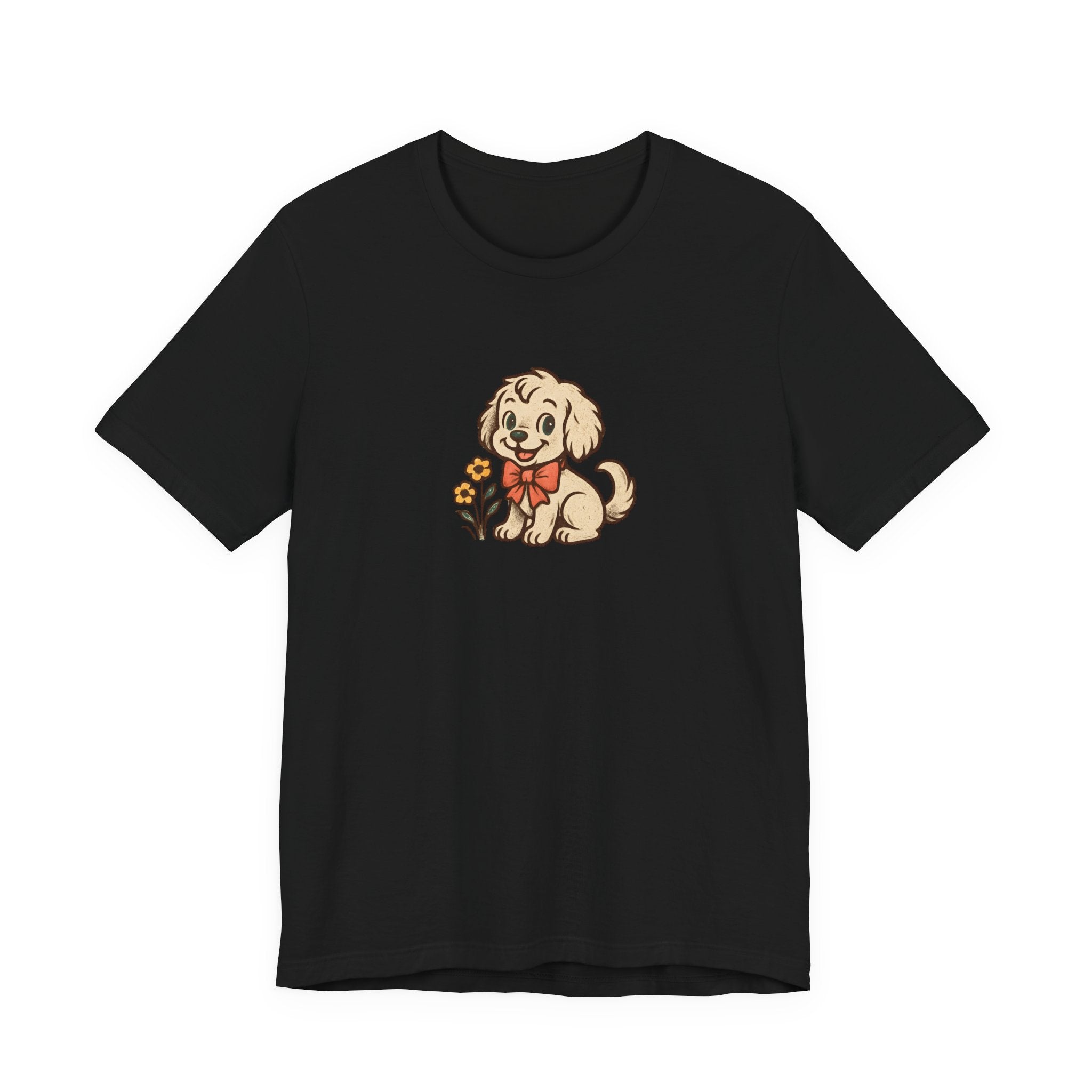 Retro Cute Puppy Dog Tee