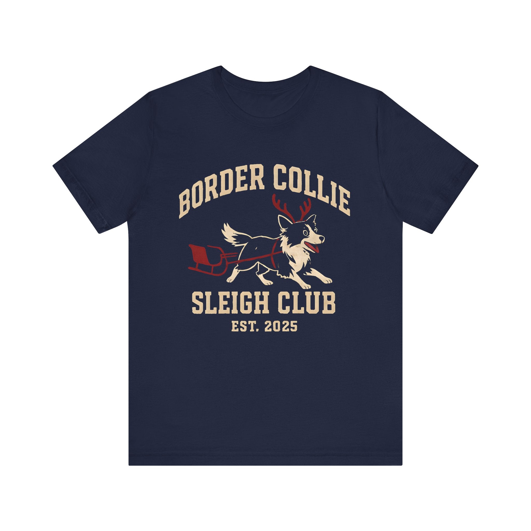 Border Collie Sleigh Club Tee