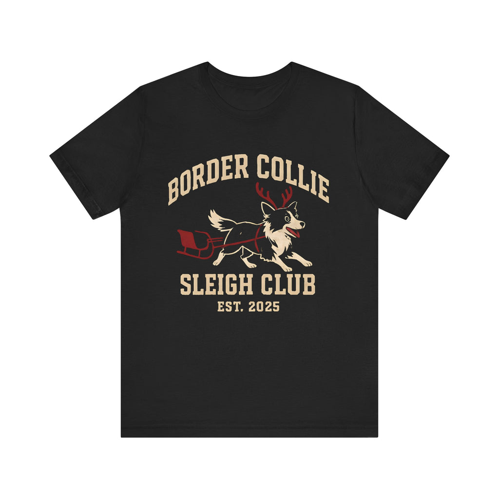 Border Collie Sleigh Club Tee