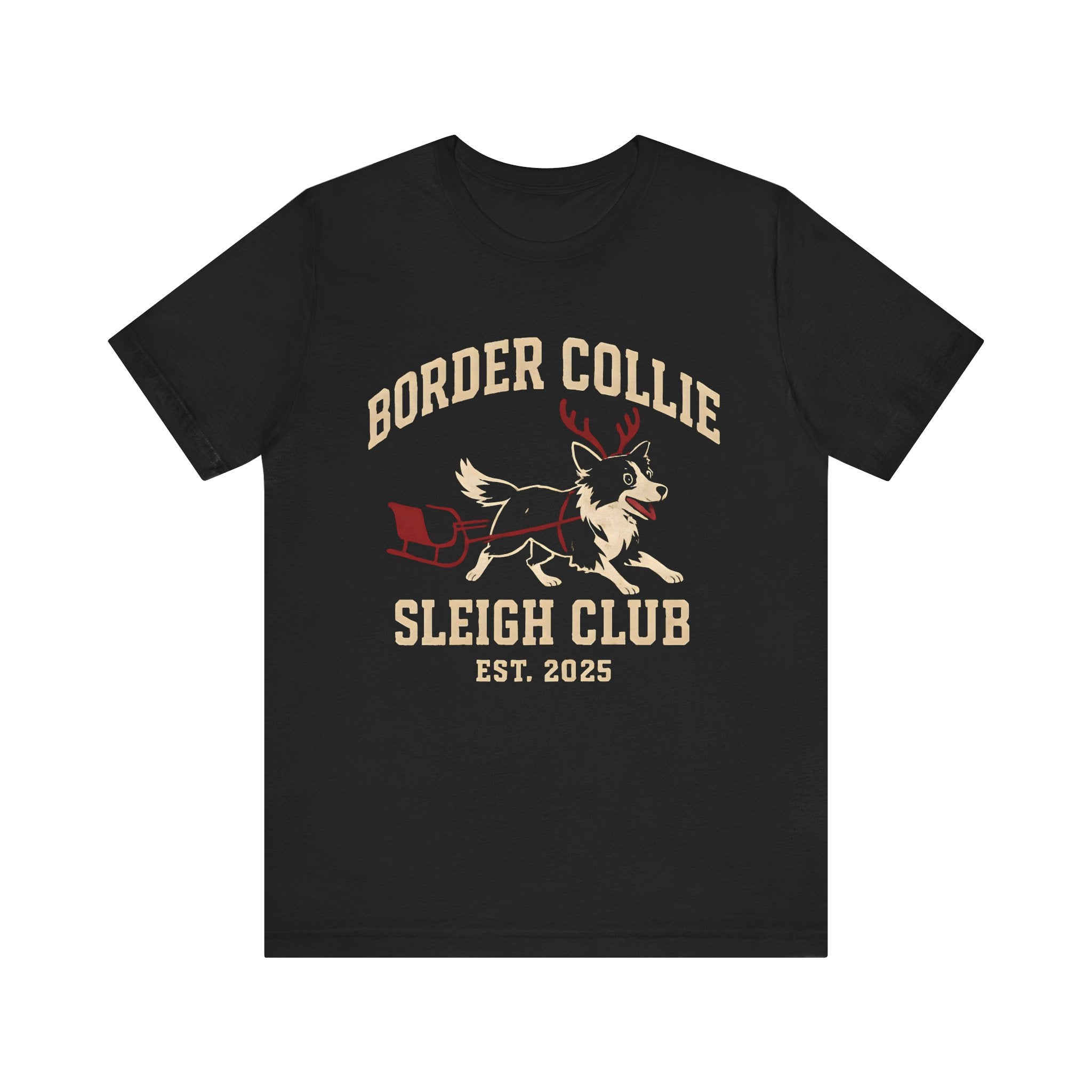 Border Collie Sleigh Club Tee