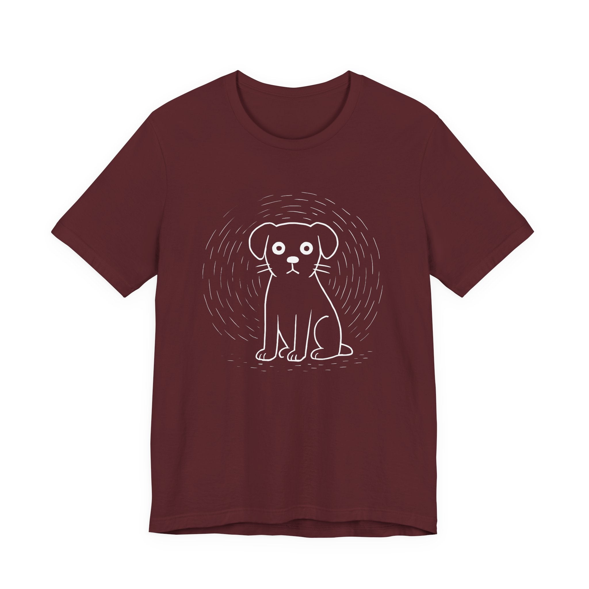 Minimal line dog Tee