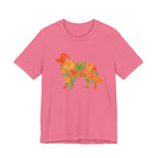 Floral Border Collie Tee